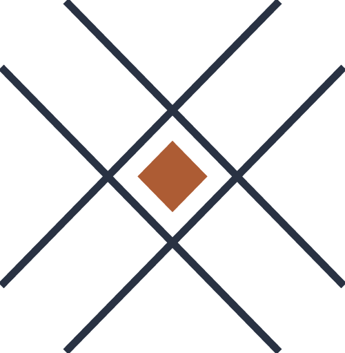A cross symbol used a graphic for the Stockman